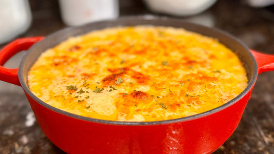 Creamy Scalloped Potatoes Loaded with Chicken & Bacon
