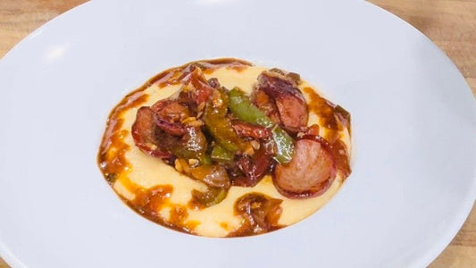 Smoked Sausage and Grits