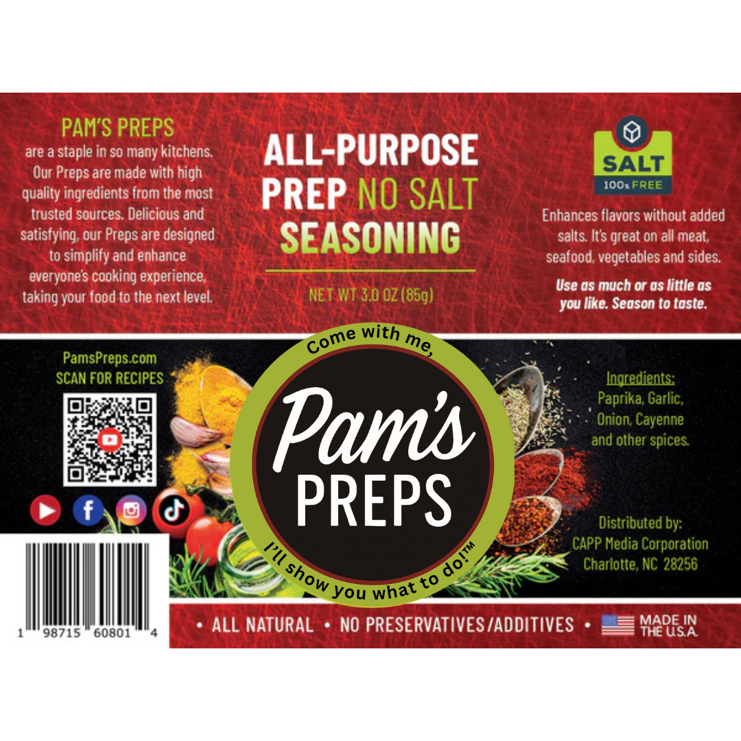 All Purpose Prep Seasoning (No Salt)
