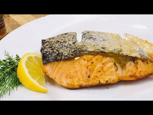 Crispy Skinned Salmon (Air Fryer Recipe)