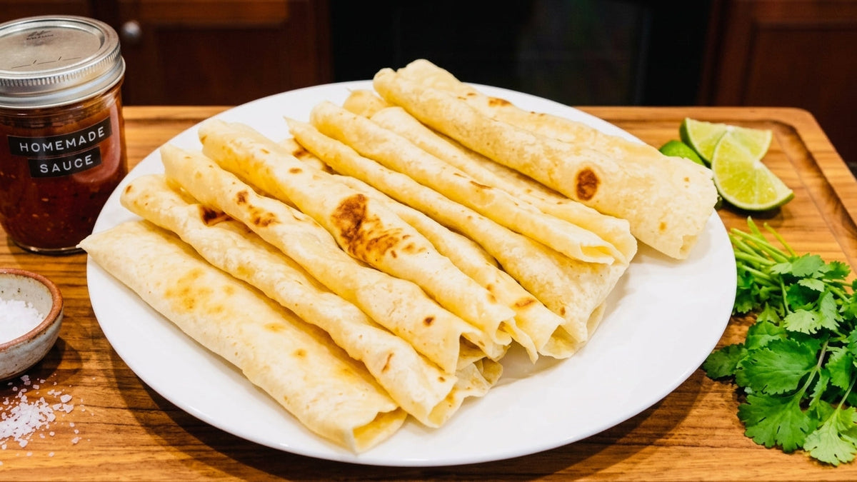 Easy Homemade Flour Tortillas