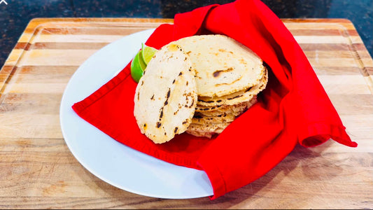 Homemade Blue Zone Corn Tortillas