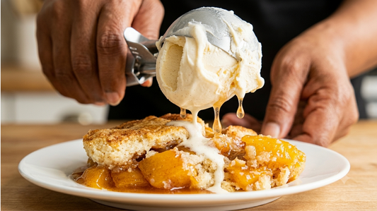 EASY Homestyle Peach Cobbler!