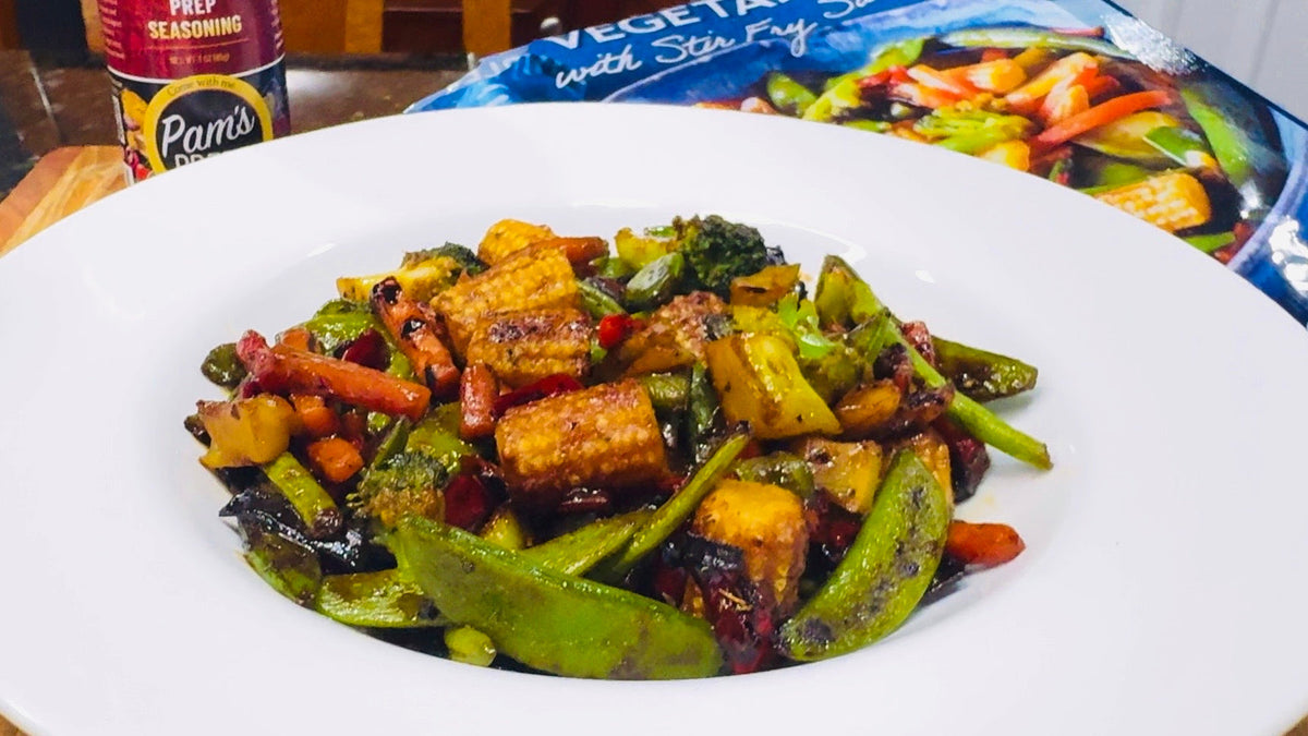 Stir-Fry Vegetables with Glaze