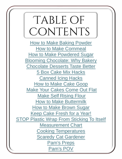 Baking Made Easy With This Dessert And Baking Tips eBook!